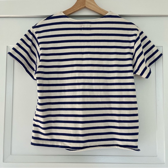 NLST Blue and White Striped Tee - Picture 2 of 5